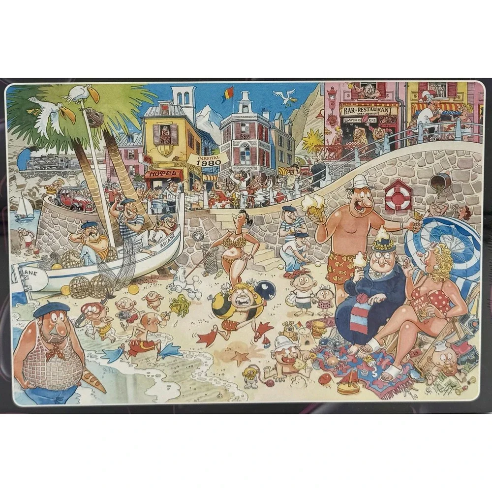 Jumbo Destiny Wasgij  #8 High Season 1000 Piece Jigsaw Puzzle New Sealed